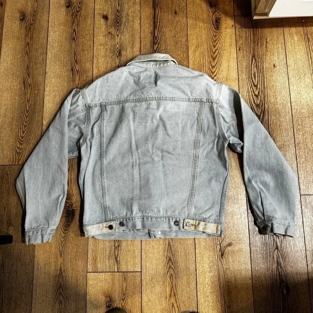 Vintage Workshop Authentic Collection cotton denim jean work jacket button up M.